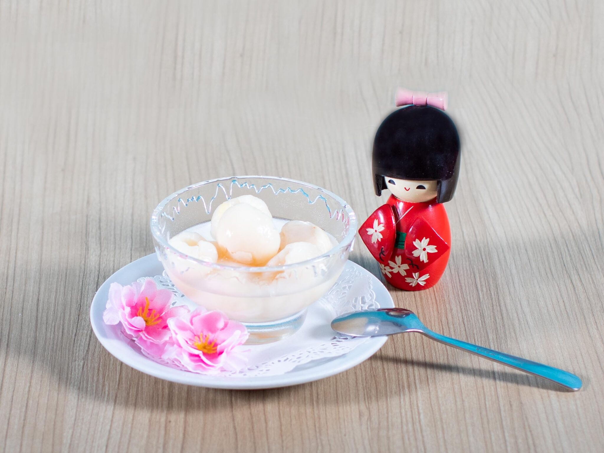 Lychees au sirop