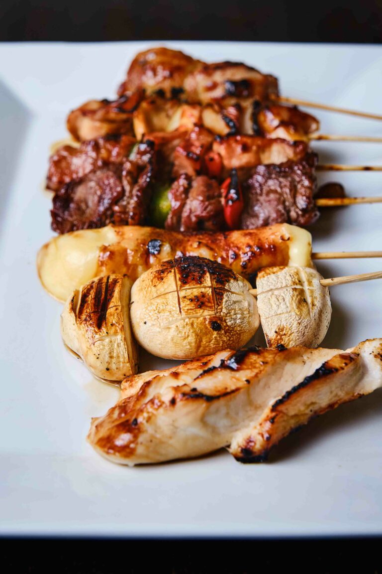 Menu YAKITORI (Assortiment de 7 brochettes)